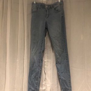 Classic blue skinny jeans